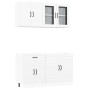 Mueble de cocina Kalmar blanco 4 piezas madera contrachapada von , Küchenschränke - Ref: Foro24-3314851, Preis: 295,12 €, Rab...
