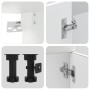Mueble de cocina Kalmar blanco 4 piezas madera contrachapada von , Küchenschränke - Ref: Foro24-3314851, Preis: 295,12 €, Rab...