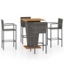 5-teiliges graues Gartenbar-Set von vidaXL, Gartensets - Ref: Foro24-3064871, Preis: 449,97 €, Rabatt: %