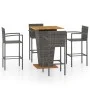 Gray 5-Piece Garden Bar Set by vidaXL, Garden sets - Ref: Foro24-3064871, Price: 452,26 €, Discount: %