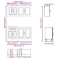 Mueble cocina Kalmar roble marrón 4 pzas madera contrachapada von , Küchenschränke - Ref: Foro24-3314858, Preis: 299,68 €, Ra...