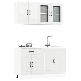 Mueble cocina Kalmar blanco de alto brillo 4 pzas von , Küchenschränke - Ref: Foro24-3314853, Preis: 331,79 €, Rabatt: %