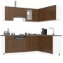 Mueble cocina Porto roble marrón 11 pzas madera contrachapada de , Armarios de cocina - Ref: Foro24-3314968, Precio: 667,02 €...
