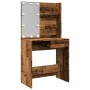 Tocador con LED madera vieja 74,5x40x141 cm von , Schlafzimmerkommoden - Ref: Foro24-857021, Preis: 107,22 €, Rabatt: %