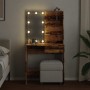 Tocador con LED madera vieja 74,5x40x141 cm von , Schlafzimmerkommoden - Ref: Foro24-857021, Preis: 107,22 €, Rabatt: %