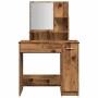 Tocador con espejo envejecida 86,5x35x136 cm de , Tocadores para dormitorios - Ref: Foro24-857009, Precio: 97,78 €, Descuento: %