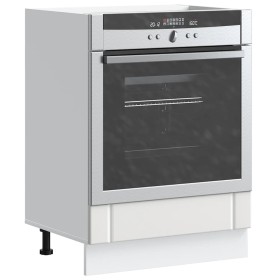 Mueble de horno Lucca blanco madera reconstituida by , Kitchen cabinets - Ref: Foro24-853757, Price: 66,27 €, Discount: %