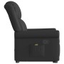 Sillón reclinable de masaje pie cuero sintético negro brillante by , Armchairs - Ref: Foro24-3303420, Price: 263,49 €, Discou...