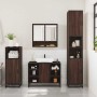 Set de muebles baño 3 pzas madera contrachapada roble marrón by , Bathroom furniture - Ref: Foro24-3301004, Price: 228,58 €, ...