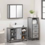 Set de muebles de baño 3 pzas madera contrachapada gris sonoma by , Bathroom furniture - Ref: Foro24-3301033, Price: 242,99 €...