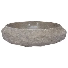 Lavabo gris mármol Ø40x12 cm de vidaXL, Lavabos - Ref: Foro24-149158, Precio: 120,82 €, Descuento: %