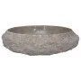 Gray marble washbasin Ø40x12 cm by vidaXL, Sinks - Ref: Foro24-149158, Price: 120,82 €, Discount: %