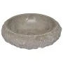 Gray marble washbasin Ø40x12 cm by vidaXL, Sinks - Ref: Foro24-149158, Price: 120,82 €, Discount: %