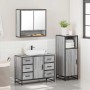 Set de muebles de baño 3 pzas madera contrachapada gris sonoma de , Muebles de baño - Ref: Foro24-3300993, Precio: 279,28 €, ...