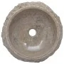 Gray marble washbasin Ø40x12 cm by vidaXL, Sinks - Ref: Foro24-149158, Price: 120,82 €, Discount: %