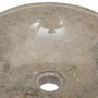 Gray marble washbasin Ø40x12 cm by vidaXL, Sinks - Ref: Foro24-149158, Price: 120,82 €, Discount: %