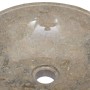 Lavabo gris mármol Ø40x12 cm de vidaXL, Lavabos - Ref: Foro24-149158, Precio: 122,91 €, Descuento: %