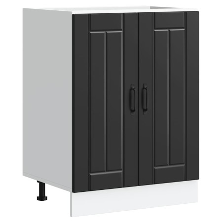 Panel para lavavajillas Lucca madera contrachapada negra de , Armarios de cocina - Ref: Foro24-853678, Precio: 77,96 €, Descu...