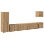 Mueble para TV de pared madera contrachapada artesanal 5 piezas von , TV-Möbel - Ref: Foro24-3329200, Preis: 161,78 €, Rabatt: %