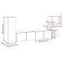 Conjunto de mueble de TV 5 piezas montado la pared madera vieja von , TV-Möbel - Ref: Foro24-3329199, Preis: 162,19 €, Rabatt: %