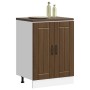 Panel para lavavajillas Lucca madera contrachapada roble marrón de , Armarios de cocina - Ref: Foro24-853684, Precio: 82,91 €...