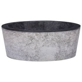 Black marble sink Ø40x15 cm by vidaXL, Sinks - Ref: Foro24-149178, Price: 170,66 €, Discount: %