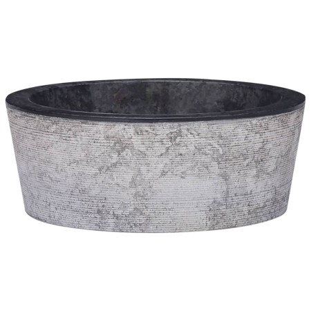 Black marble sink Ø40x15 cm by vidaXL, Sinks - Ref: Foro24-149178, Price: 170,66 €, Discount: %