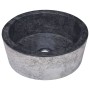 Black marble sink Ø40x15 cm by vidaXL, Sinks - Ref: Foro24-149178, Price: 170,66 €, Discount: %