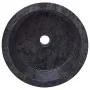 Black marble sink Ø40x15 cm by vidaXL, Sinks - Ref: Foro24-149178, Price: 172,56 €, Discount: %