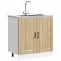 Mueble bajo fregadero Lucca madera contrachapada roble sonoma von , Küchenschränke - Ref: Foro24-853690, Preis: 82,66 €, Raba...