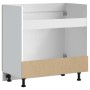 Mueble bajo fregadero Lucca madera contrachapada roble sonoma von , Küchenschränke - Ref: Foro24-853690, Preis: 82,66 €, Raba...