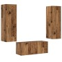 Muebles de TV de pared 3 uds madera vieja madera de ingeniería von , TV-Möbel - Ref: Foro24-3328963, Preis: 133,06 €, Rabatt: %