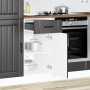 Mueble bajo de cocina Lucca madera ingeniería negra de , Armarios de cocina - Ref: Foro24-853708, Precio: 76,33 €, Descuento: %