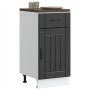 Mueble bajo de cocina Lucca madera ingeniería negra de , Armarios de cocina - Ref: Foro24-853708, Precio: 70,57 €