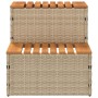Escalón bañera hidromasaje beige 50x50x50,5 cm ratán sintético by , Pool and spa accessories - Ref: Foro24-4103942, Price: 75...