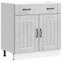 Mueble bajo de cocina Lucca madera contrachapada gris cemento von , Küchenschränke - Ref: Foro24-853741, Preis: 108,46 €, Rab...