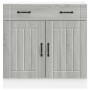 Mueble bajo de cocina Lucca madera contrachapada gris sonoma von , Küchenschränke - Ref: Foro24-853743, Preis: 104,99 €, Raba...