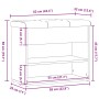 Banco zapatero madera de ingeniería madera vieja 62x32x50 cm by , Benches for halls and storage - Ref: Foro24-857629, Price: ...