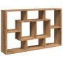 Estantería pared madera ingeniería roble artesanal 85x16x52,5cm von , Schränke und Lagerung - Ref: Foro24-857014, Preis: 49,0...