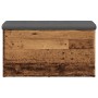 Banco con almacenaje madera ingeniería madera vieja 82x42x45 cm de , Bancos para recibidores y almacenamiento - Ref: Foro24-8...