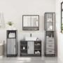 Set de muebles de baño 3 pzas madera contrachapada gris sonoma by , Bathroom furniture - Ref: Foro24-3301183, Price: 263,90 €...