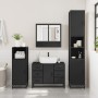 Juego de muebles de baño 4 pzas madera contrachapada negro von , Badezimmermöbel - Ref: Foro24-3301230, Preis: 462,60 €, Raba...