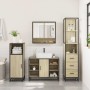 Set de muebles de baño 3 pzas madera contrachapada roble sonoma von , Badezimmermöbel - Ref: Foro24-3301181, Preis: 260,69 €,...