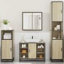 Juego de muebles de baño 4 pzas contrachapada roble sonoma von , Badezimmermöbel - Ref: Foro24-3301211, Preis: 400,56 €, Raba...