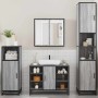 Set de muebles de baño 4 pzas madera contrachapada gris sonoma von , Badezimmermöbel - Ref: Foro24-3301213, Preis: 425,04 €, ...