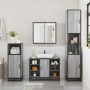 Set de muebles de baño 4 pzas madera contrachapada gris sonoma von , Badezimmermöbel - Ref: Foro24-3301213, Preis: 425,04 €, ...