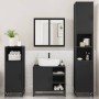 Juego de muebles de baño 4 pzas madera contrachapada negro de , Muebles de baño - Ref: Foro24-3301205, Precio: 442,41 €
