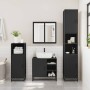 Juego de muebles de baño 4 pzas madera contrachapada negro de , Muebles de baño - Ref: Foro24-3301205, Precio: 427,67 €, Desc...