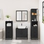Juego de muebles de baño 4 pzas madera contrachapada negro de , Muebles de baño - Ref: Foro24-3301245, Precio: 337,11 €, Desc...