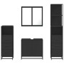 Juego de muebles de baño 4 pzas madera contrachapada negro de , Muebles de baño - Ref: Foro24-3301245, Precio: 337,11 €, Desc...